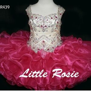 Little Rosie Pink Glitz Pageant Dress 4T